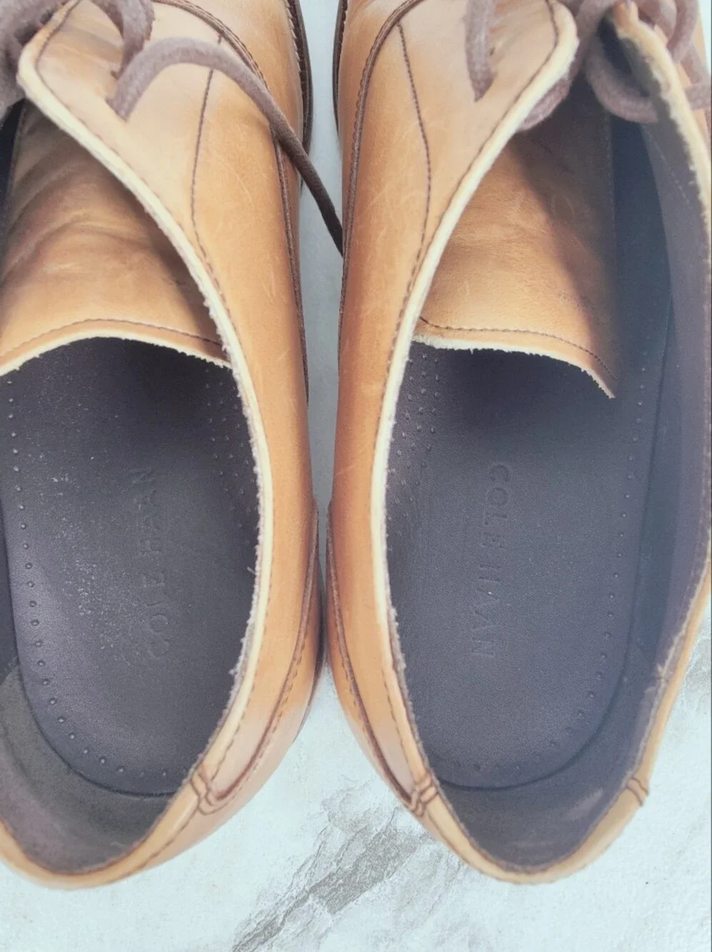 Cole Haan Williams Cap Toe Oxford Dress Shoes, British Tan, Sz 11